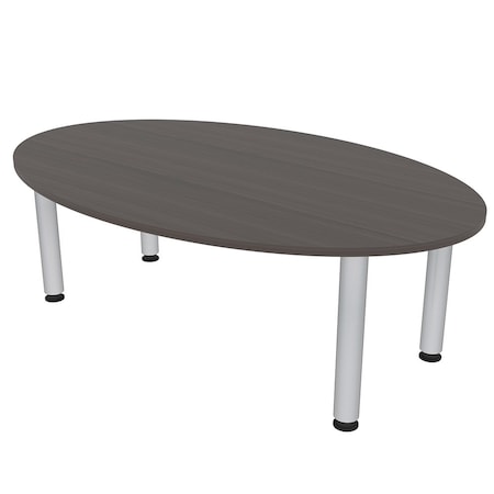 Skutchi Designs 33.5 in W, 59.5 in L, 29 in H, Engineered Wood Top, Brown HAR-OVL-34X60-PT-25